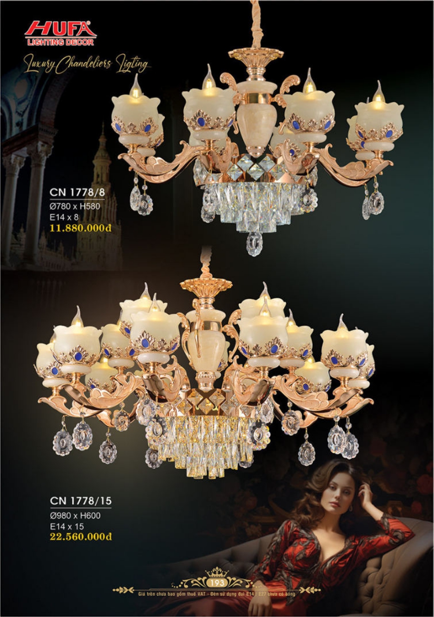 Bảng giá đèn trang trí HUFA